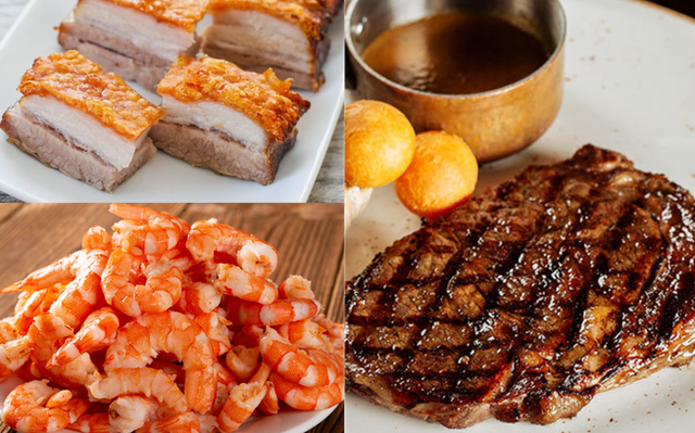 Thịt lợn, thịt bò hay tôm bổ dưỡng hơn? Cách chọn loại thịt phù hợp nhất với bạn