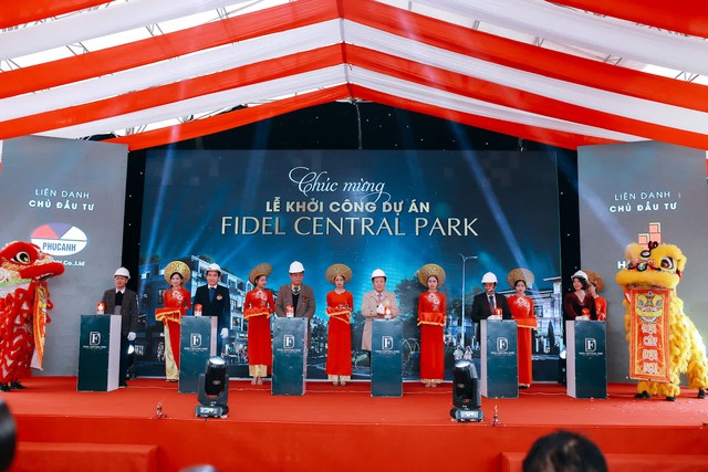 Liên danh Tập đoàn Hải Phát - Phúc Anh khởi công dự án Fidel Central Park Quảng Trị - Ảnh 1.