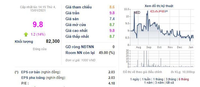 Sông Đà Hoàng Long đăng ký bán hết hơn 21 triệu cổ phiếu NED - Ảnh 1.