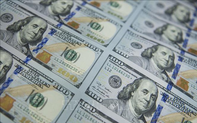 Đồng USD tại Fort Worth, Texas, Mỹ. Ảnh: AFP/TTXVN