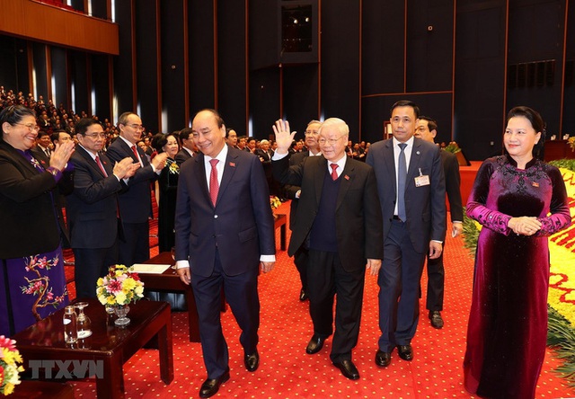 Chùm ảnh: Tổng Bí thư, Chủ tịch nước và các đại biểu dự phiên trù bị Đại hội XIII - Ảnh 1.