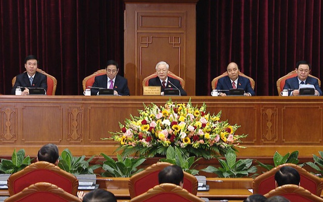 Chùm ảnh: Trung ương khóa XIII họp bầu Bộ Chính trị, Tổng Bí thư