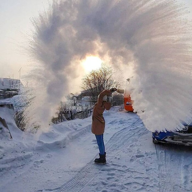 Những bức ảnh cho thấy thời tiết ở Nga lạnh vô đối như thế nào - Ảnh 5.