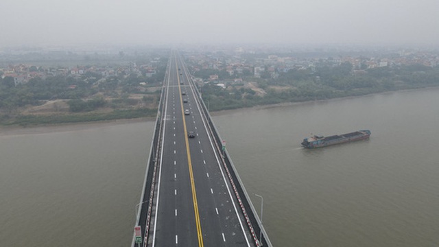  CLIP: Thông xe cầu Thăng Long sau gần 5 tháng sửa chữa  - Ảnh 5.