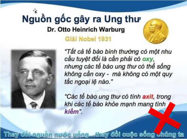 Đập tan huyền thoại kiềm hóa cơ thể chữa ung thư: Bác sĩ đoạt giải Nobel bị lợi dụng vô tội vạ! - Ảnh 4.