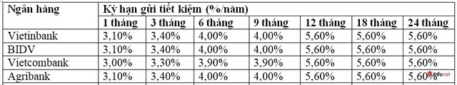 Đầu năm 2021, lãi suất ngân hàng nào cao nhất? - Ảnh 1.