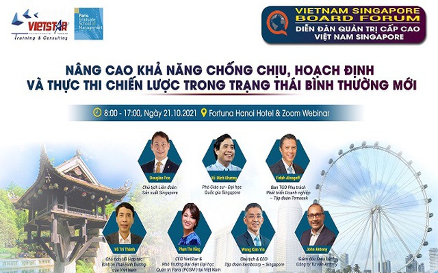 Diễn đàn quản trị cấp cao Việt Nam – Singapore: Chiến lược bình thường mới