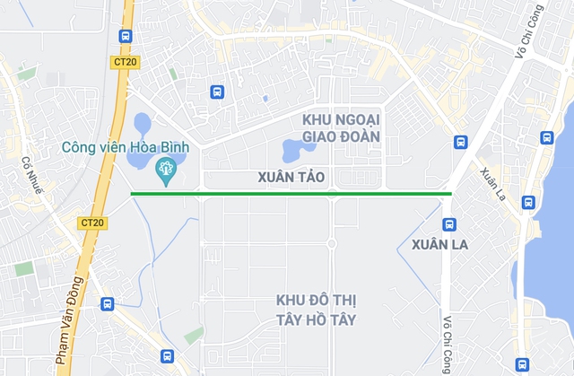 Tuyến đường Tây Thăng Long rộng thênh thang, đẹp hút hồn chạy xuyên qua khu đô thị đắt đỏ nhất Thủ đô - Ảnh 15.