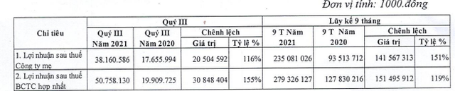 Mỏ Việt Bắc (MVB) báo lãi 279 tỷ đồng trong 9 tháng, hơn gấp đôi cùng kỳ năm ngoái - Ảnh 2.