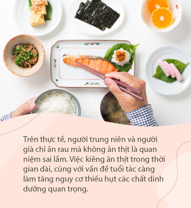  Muốn sống lâu và khỏe mạnh, người trung niên và người già nhất định CẦN tuân thủ 4 nguyên tắc ăn thịt này  - Ảnh 1.