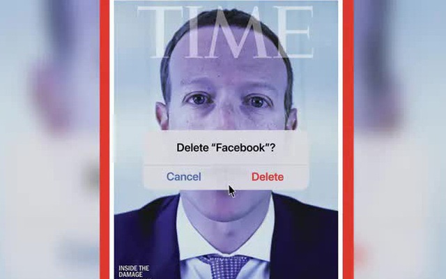 Bìa tạp chí gây sốc của TIME: Hình Mark Zuckerberg đi kèm với câu hỏi 'Bạn có muốn xoá Facebook không'?
