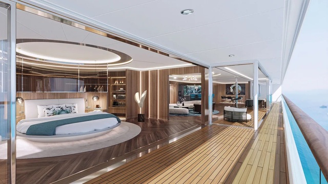 Bên trong siêu du thuyền 39 người giàu đồng sở hữu - ‘đánh bại’ thuyền của Jeff Bezos - Ảnh 3.