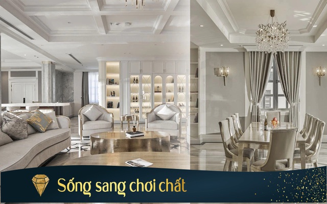 Căn penthouse "đẳng cấp thượng lưu" chủ tịch tập đoàn lớn dành tặng vợ: Hoàn thiện thần tốc trong 40 ngày nhưng kết quả mĩ mãn, riêng nội thất đã 6 tỷ đồng