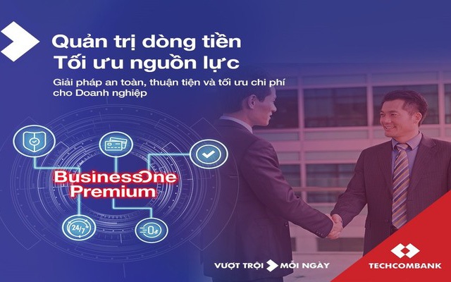 Techcombank ra mắt gói giải pháp BussinessOne Premium cho Doanh nghiệp có quy mô giao dịch lớn