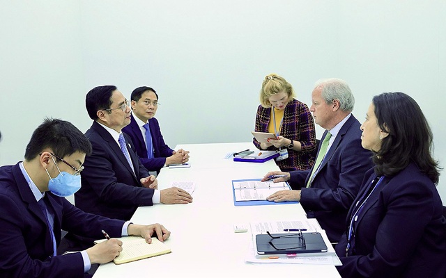 Thủ tướng Chính phủ ghi nhận WB là người bạn và đối tác phát triển hàng đầu của Việt Nam. Ảnh: TTXVN