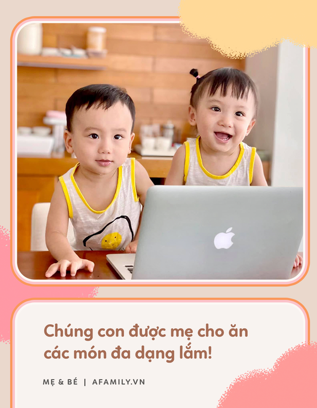 Cặp sinh đôi 2 tuổi và clip Mukbang ăn cả thế giới khiến ai cũng mê, cách cho con ăn của mẹ xinh đẹp đặc biệt gây chú ý - Ảnh 8.