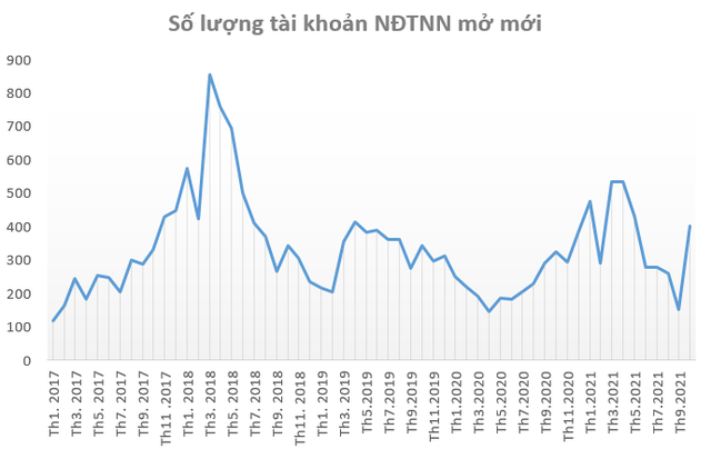 Nhà đầu tư trong nước mở mới gần 1,1 triệu tài khoản chứng khoán sau 10 tháng, lớn hơn tổng lượng tài khoản 4 năm trước cộng lại - Ảnh 4.