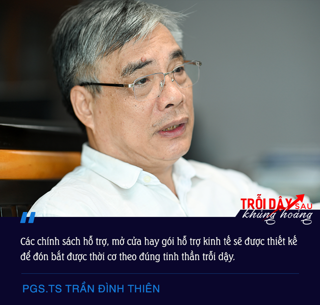 PGS.TS Trần Đình Thiên: Doanh nghiệp đứng dậy cần phải dần dần, không thể nghĩ mình là Thánh Gióng - Ảnh 2.
