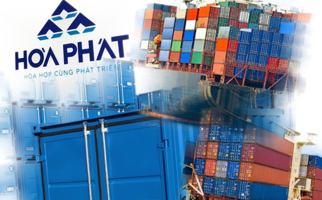 Hoà Phát đi đầu trong sản xuất container tại Việt Nam.