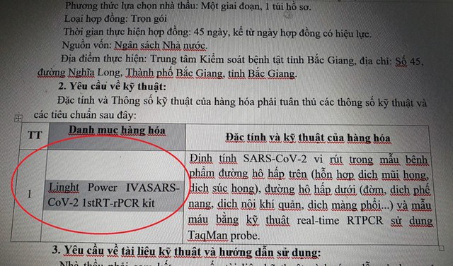  Chỉ định mua kit test COVID của Việt Á ngay từ khi mời thầu  - Ảnh 3.