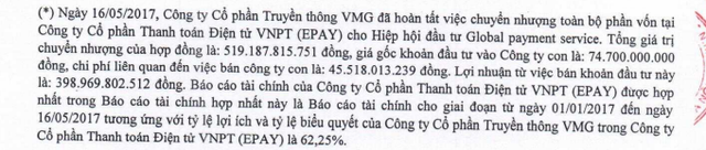 1 doanh nghiệp trên sàn bị buộc bồi thường 626 tỷ vì không minh bạch khi bán VNPT EPAY liên quan vụ đánh bạc Phan Sào Nam - Ảnh 1.