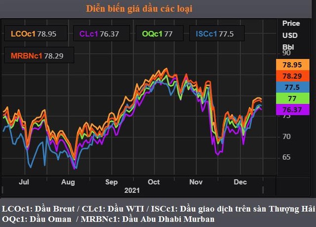 Giá dầu mỏ năm 2021 tăng mạnh nhất kể từ 2009 - Ảnh 1.