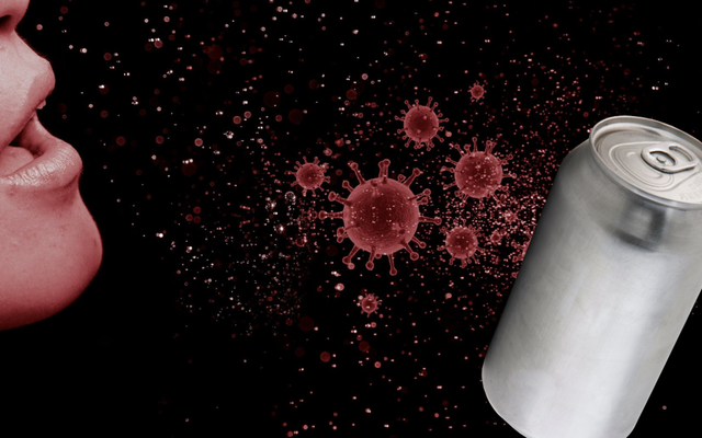 Toàn bộ lượng virus SARS-CoV-2 trên thế giới đựng vừa trong một lon nước ngọt 330 ml. Ảnh: RT
