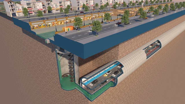 Đề xuất miễn phí lập quy hoạch hầm ngầm chống ngập kết hợp với cao tốc ngầm dọc sông Tô Lịch - Ảnh 2.