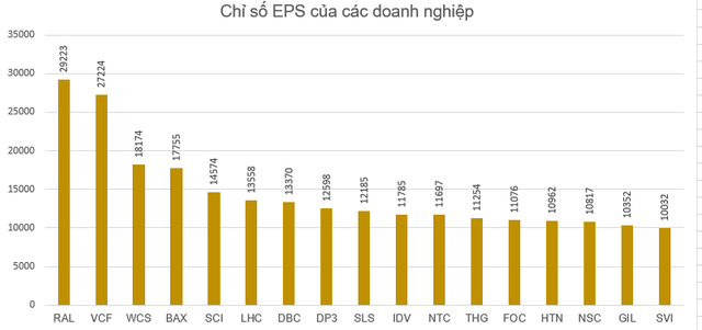 Đi tìm ý tưởng đầu tư từ những mã chứng khoán của doanh nghiệp có EPS cao nhất thị trường - Ảnh 6.