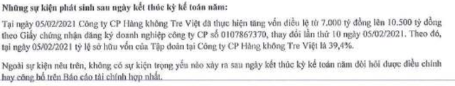 Tỷ lệ sở hữu giảm xuống còn 39,4%, Bamboo Airways không còn là công ty con của FLC? - Ảnh 2.