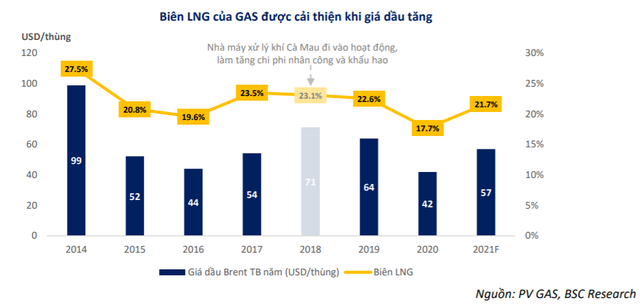 BSC: “Mảng LNG có thể là yếu tố giúp cổ phiếu GAS được định giá lại” - Ảnh 2.