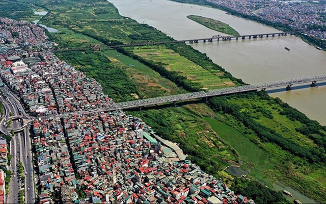 Đón quy hoạch sông Hồng: Giá đất bãi 'dựng đứng'