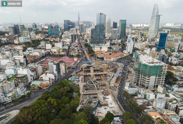 [Ảnh] Cận cảnh ga ngầm metro có giếng trời xuyên xuống lòng đất giữa trung tâm Sài Gòn - Ảnh 17.