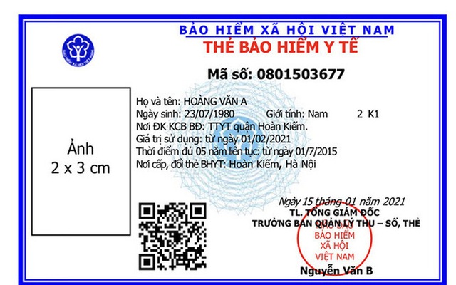 Trường hợp nào phải đổi thẻ bảo hiểm y tế mẫu mới từ 1-4-2021?