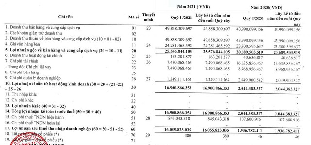 Thủy điện Sê San 4A (S4A): Quý 1 lãi 16 tỷ đồng, cao gấp 8 lần cùng kỳ 2020 - Ảnh 1.