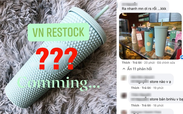 Rộ tin chiếc cốc gây bão của Starbucks đã restock và có mặt tại các cửa hàng ở Việt Nam: Sự thật là gì?