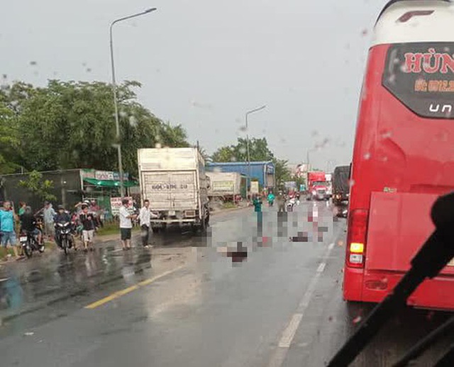 Xe tải vượt ẩu tông chết 3 người ở Đồng Nai: Tạm giữ tài xế - Ảnh 1.