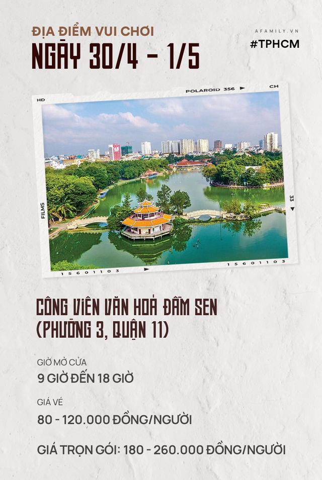 Nghỉ lễ 30/4: Giá vé vào cửa của 7 địa điểm vui chơi ở Hà Nội và Sài Gòn, có nơi còn miễn phí - Ảnh 4.