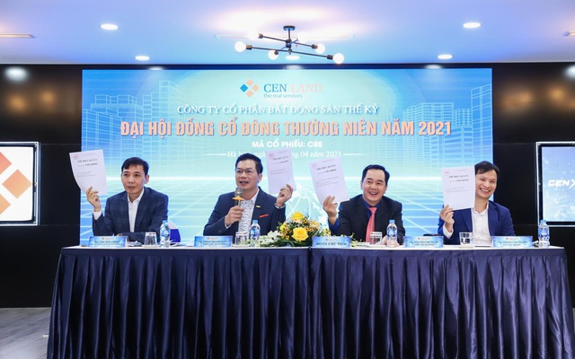 ĐHCĐ Cen Land (CRE) bất ngờ tăng kế hoạch kinh doanh năm 2021, mục tiêu trở thành nhà phân phối BĐS lớn của Vinhomes với doanh thu 1 tỷ USD