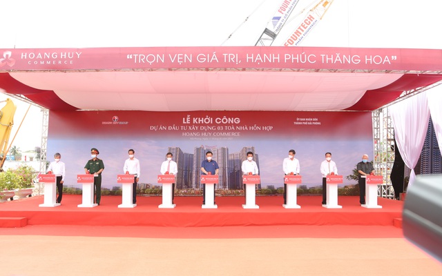 TCH khởi công dự án Hoàng Huy Commerce vốn đầu tư 5.000 tỷ đồng tại Hải Phòng