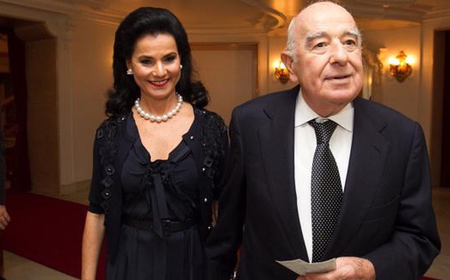 Vợ chồng tỷ phú ngành ngân hàng Joseph và Vicky Safra.