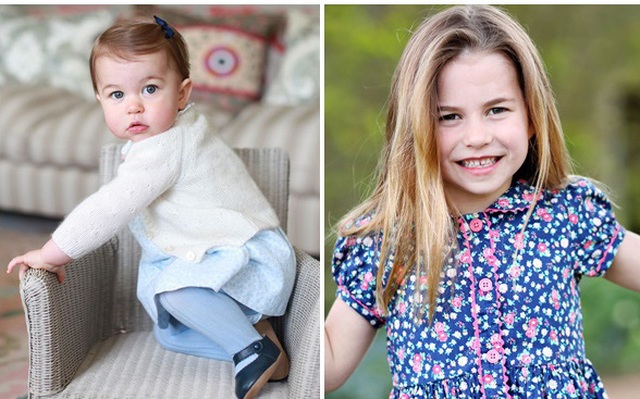 Công chúa Charlotte lớn phổng phao, rạng rỡ trong bức ảnh mừng sinh nhật 6 tuổi, được nhận xét là "bản sao" y đúc bố