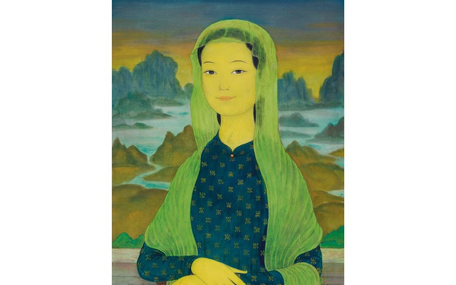 Bức tranh "nàng" Mona Lisa của họa sĩ người Việt sắp được đấu giá tại Hong Kong, dự đoán đạt 1,2 triệu USD