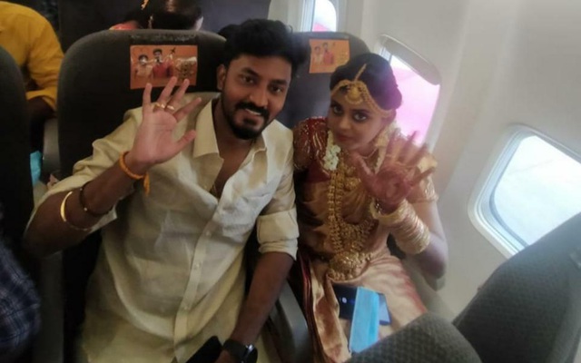 Thuê nguyên chuyến bay để tổ chức đám cưới trên trời bất chấp đại dịch, cặp đôi Ấn Độ nhận mưa "gạch đá"