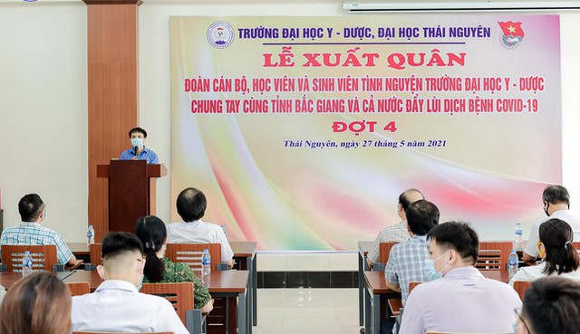  Hơn 100 tình nguyện viên Y Dược Thái Nguyên chi viện Bắc Giang đẩy lùi COVID-19  - Ảnh 1.