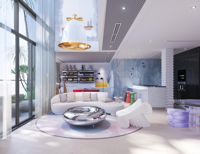 Ấn tượng với không gian căn penthouse duplex của NTK thời trang nổi tiếng: Một ngôi nhà mang năng lượng tích cực, vừa kích thích cảm giác tự do sáng tạo vừa có không gian riêng tư - Ảnh 5. Ấn tượng với không gian căn penthouse duplex của NTK thời trang nổi tiếng: Một ngôi nhà mang năng lượng tích cực, vừa kích thích cảm giác tự do sáng tạo vừa có không gian riêng tư - Ảnh 5.