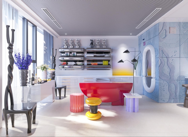 Ấn tượng với không gian căn penthouse duplex của NTK thời trang nổi tiếng: Một ngôi nhà mang năng lượng tích cực, vừa kích thích cảm giác tự do sáng tạo vừa có không gian riêng tư - Ảnh 6. Ấn tượng với không gian căn penthouse duplex của NTK thời trang nổi tiếng: Một ngôi nhà mang năng lượng tích cực, vừa kích thích cảm giác tự do sáng tạo vừa có không gian riêng tư - Ảnh 6.