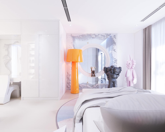 Ấn tượng với không gian căn penthouse duplex của NTK thời trang nổi tiếng: Một ngôi nhà mang năng lượng tích cực, vừa kích thích cảm giác tự do sáng tạo vừa có không gian riêng tư - Ảnh 12. Ấn tượng với không gian căn penthouse duplex của NTK thời trang nổi tiếng: Một ngôi nhà mang năng lượng tích cực, vừa kích thích cảm giác tự do sáng tạo vừa có không gian riêng tư - Ảnh 12.