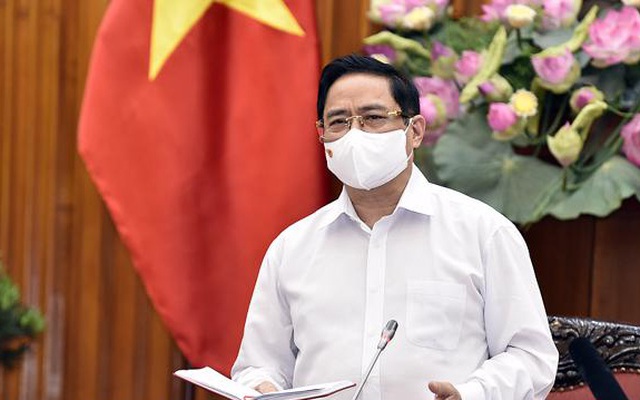 Thủ tướng Phạm Minh Chính tại buổi làm việc với lãnh đạo Bộ Giáo dục và Đào tạo - Ảnh: VGP