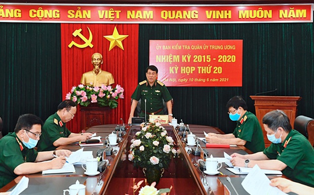 Đại tướng Lương Cường chủ trì kỳ họp lần thứ 20, Ủy ban Kiểm tra Quân ủy Trung ương nhiệm kỳ 2015-2020.